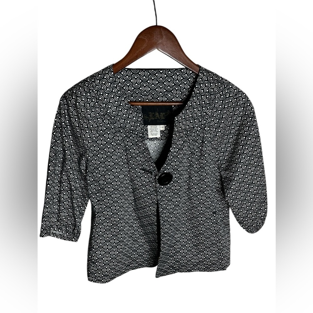 LAL-Live a Little-Blazer-Black & White Size S